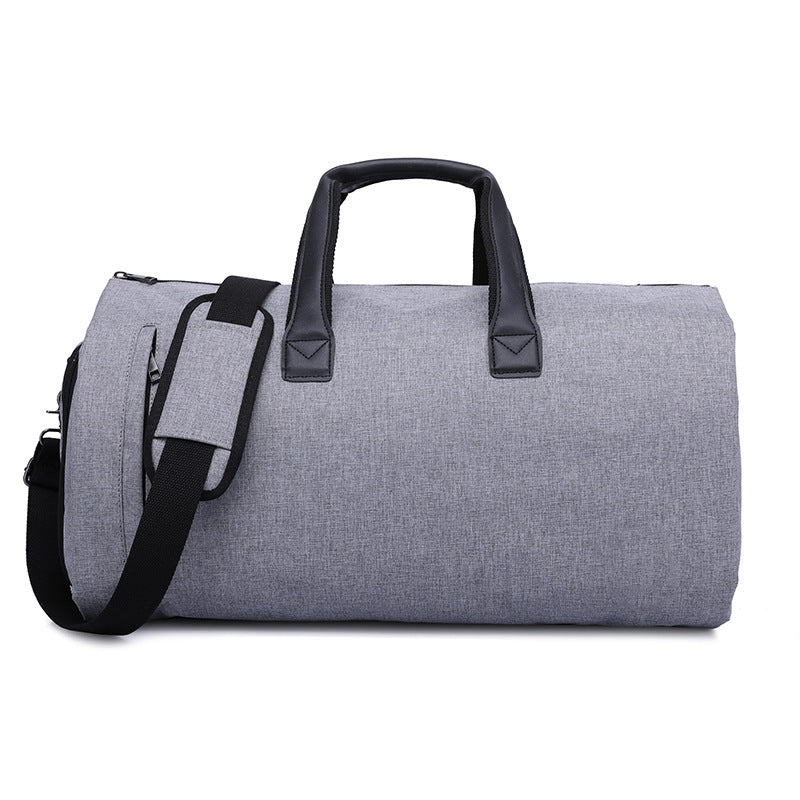 Large-capacity travel bag portable cylinder folding suit bag