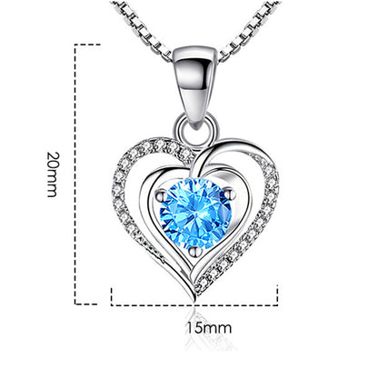 Heart Of The Sea Necklace For Women Clavicle Chain