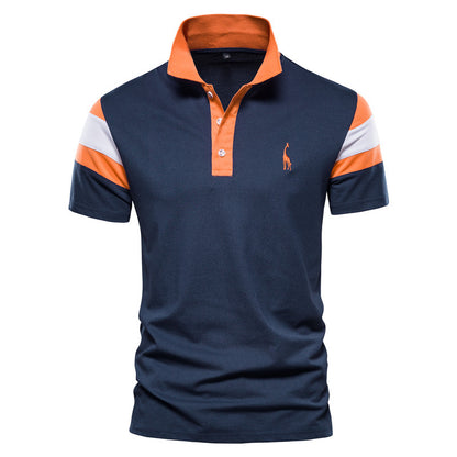 Men's Casual POLO Shirts Men's Slim Short-sleeved T-shirts