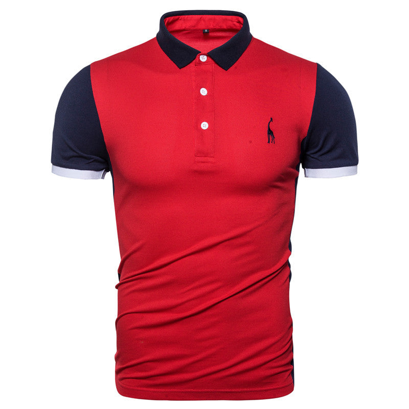 Men's Casual POLO Shirts Men's Slim Short-sleeved T-shirts