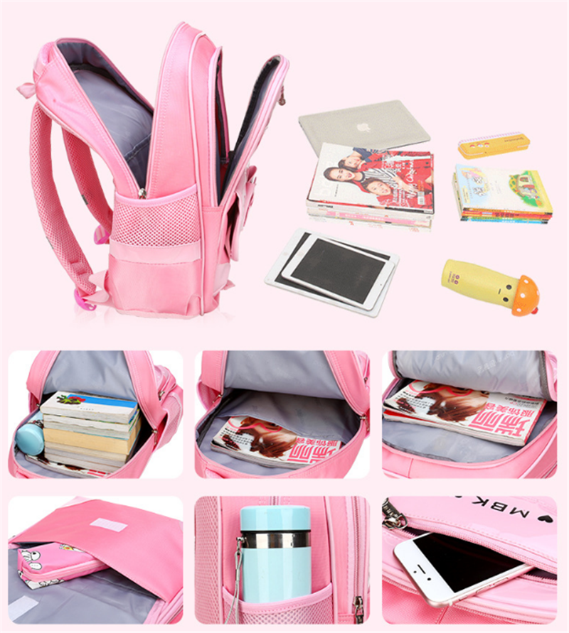 Korean Style Elementary School Bag, Children's Trolley School Bag