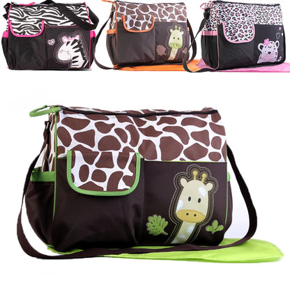 Multifunctional Baby Diaper Bag Baby Care Nappy Bags Print Baby Stroller Bags Mummy Maternity Bag Mom Travel Handbag