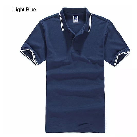 New Brand Men's Polo Shirt For Men Desiger Polos Men Cotton Short Sleeve shirt Clothes jerseys golftennis Plus Size XS- XXXL