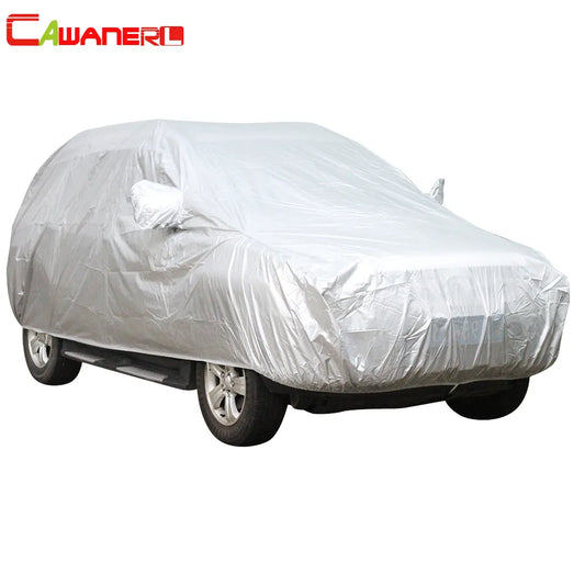 Cawanerl SUV Car Cover Sunshade Outdoor Sun Rain Snow Cover Anti UV Scratch Resistant Dustproof Car Accessories Universal