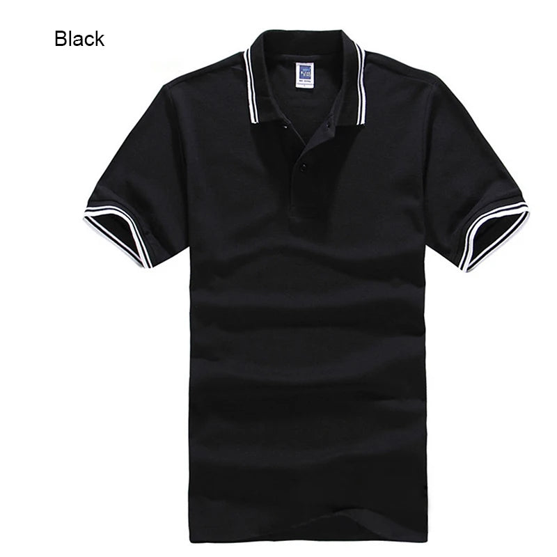 New Brand Men's Polo Shirt For Men Desiger Polos Men Cotton Short Sleeve shirt Clothes jerseys golftennis Plus Size XS- XXXL