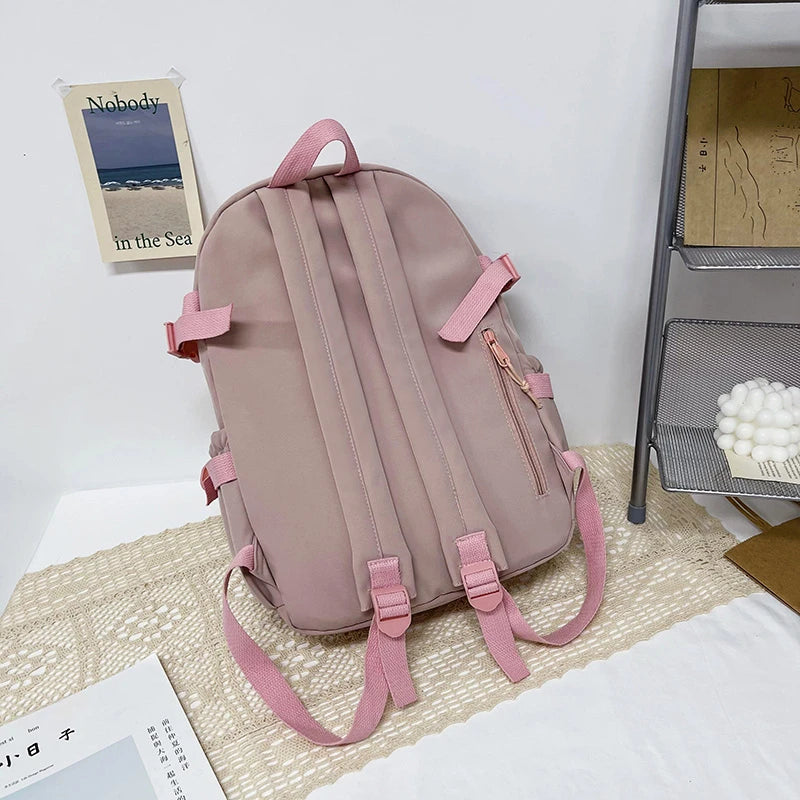 For Teenage Girls Boys Study Book Backpack Canvas Schoolbags Women Laptop Rucksack School Bags For Boys Travel Bagpack