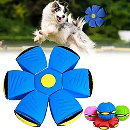 Interactive Flying Saucer Ball Dog Toys Funny Pet Toy Flying Saucer Outdoor Dog Training Toy Dogs Accessoires