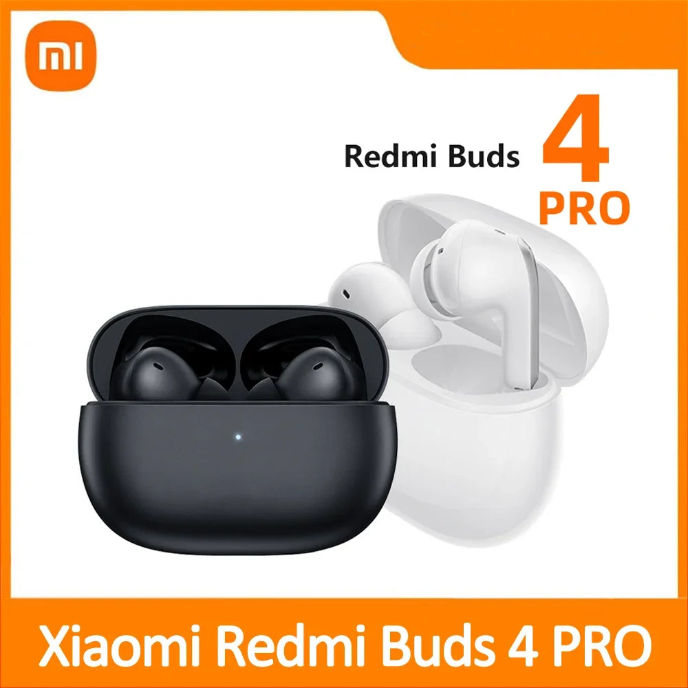 Original Xiaomi Redmi Buds 4 Pro TWS Earphone Bluetooth 5.3 Active Noise Cancelling 3 Mic Wireless Headphone 36 Hours Life