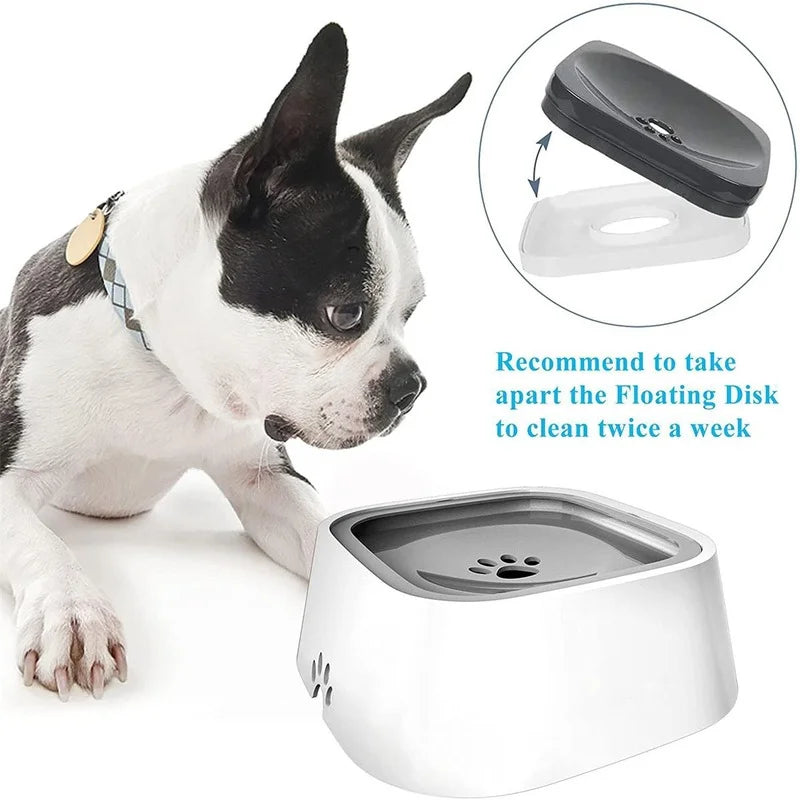 No-Spill Water Dispenser for Dog Pet Dog Portable Cat Bowl Floating Bowl Water Drinker Not Wet Mouth Splash Not Sprinkler