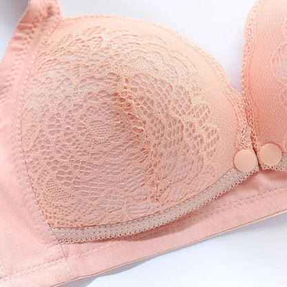 Maternity Bra Wire Free Front Closure Breastfeeding Nursing Bra Pregnant Women Sleeping Bras Maternity Bra