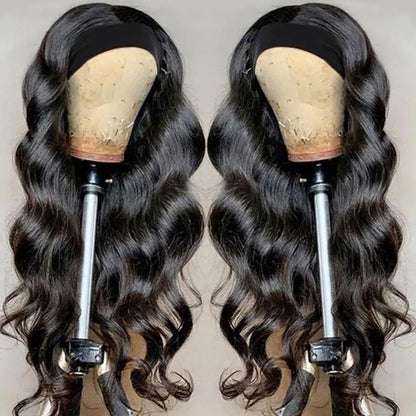 Headband Wig Human Hair Body Wave Wig 180% Density Remy Human Hair Wigs For Black Women Brazilian Glueless Wig