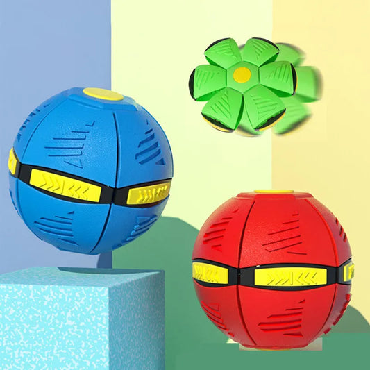 Interactive Flying Saucer Ball Dog Toys Funny Pet Toy Flying Saucer Outdoor Dog Training Toy Dogs Accessoires