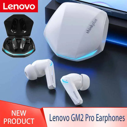 NEW Lenovo GM2 Pro TWS Earphone Wireless Bluetooth 5.3 Stereo Headphones Low Latency Gaming Earbuds With Mic E-sports Headset