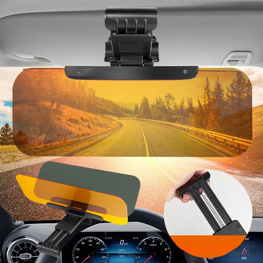 Car Sun Visor Interior Anti-glare Goggles for Drivers and Cars with High Beam Goggles for Dual Use Car Day and Night Mirrors