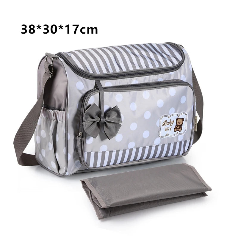 Multifunctional Baby Diaper Bag Baby Care Nappy Bags Print Baby Stroller Bags Mummy Maternity Bag Mom Travel Handbag