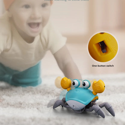 Dancing Crab Run Away Toy for Babies Crawling Interactive Escape Crabs Toys Baby Birthday Gift  Christmas Present