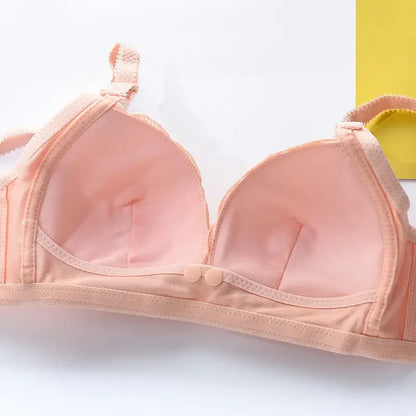 Maternity Bra Wire Free Front Closure Breastfeeding Nursing Bra Pregnant Women Sleeping Bras Maternity Bra