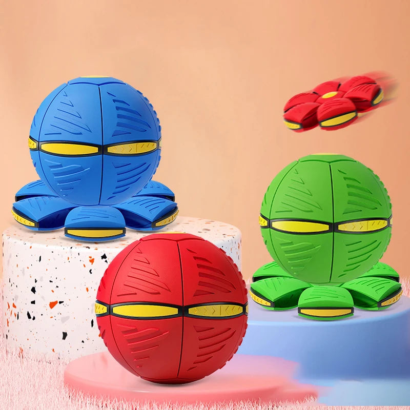 Interactive Flying Saucer Ball Dog Toys Funny Pet Toy Flying Saucer Outdoor Dog Training Toy Dogs Accessoires