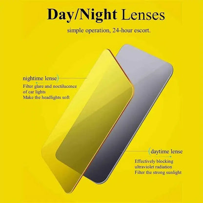 Rotatable Car Sun Visor Goggle Clear Driving Mirror 2 In 1 Car Anti-UV Sun Block Sunshade For Car Accessories Novelties