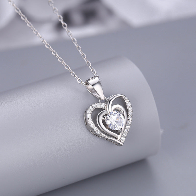 Heart Of The Sea Necklace For Women Clavicle Chain